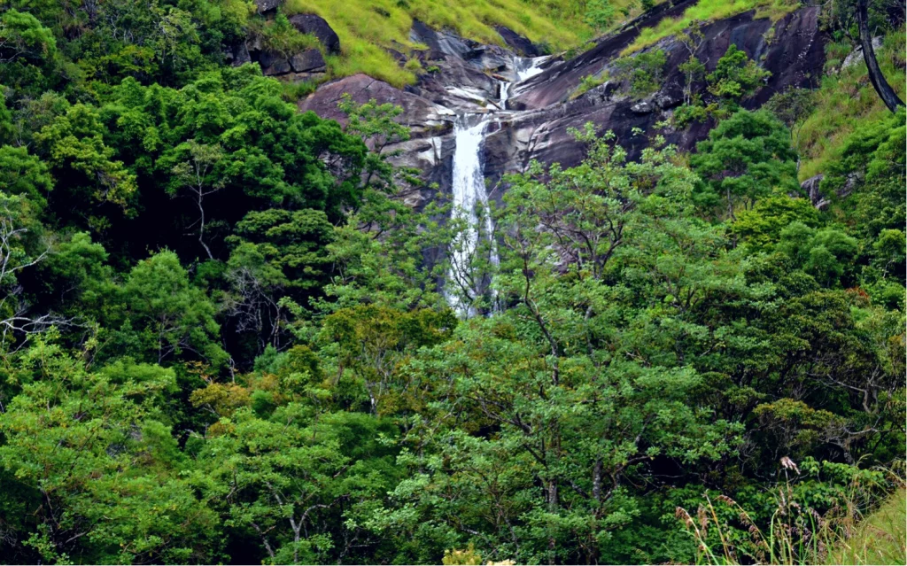 Lanka Ella Falls in the distance