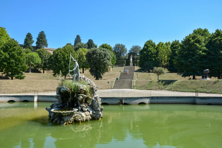 The garden giardino di Boboli in Florence