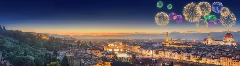 Panoramic View from Piazzale Michelangelo,Florence,Italy