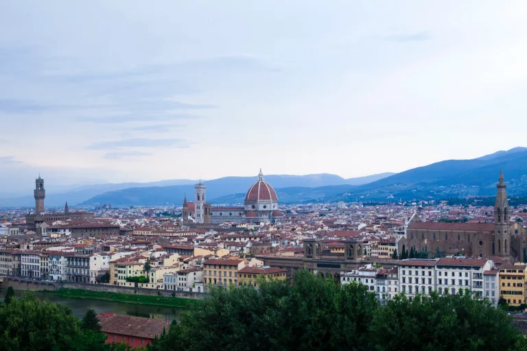 Panoramic View from Piazzale Michelangelo,Florence,Italy