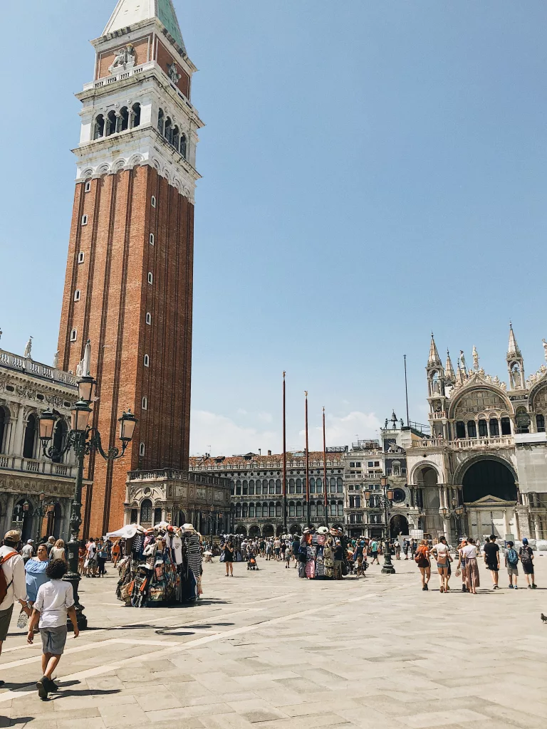 Vertical Shot of St Mark's Square