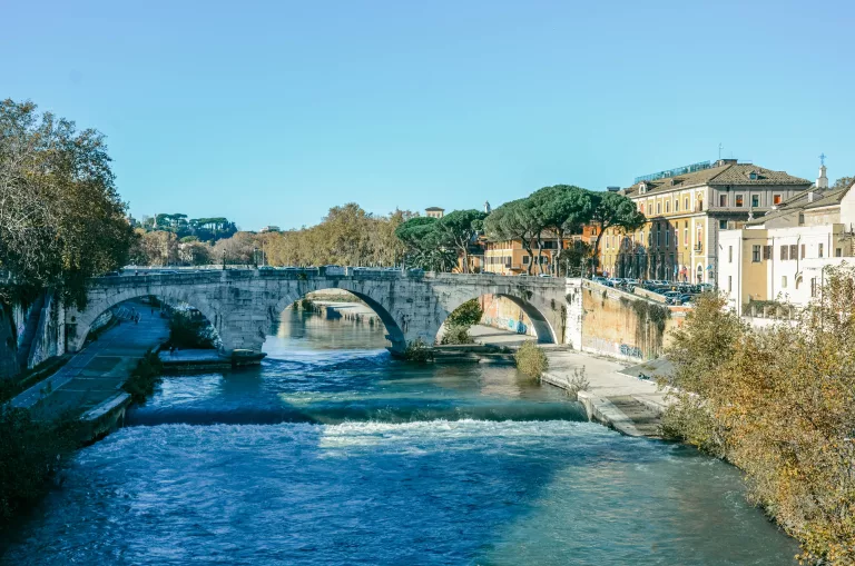 Ponte Sisto in Rome, Italy