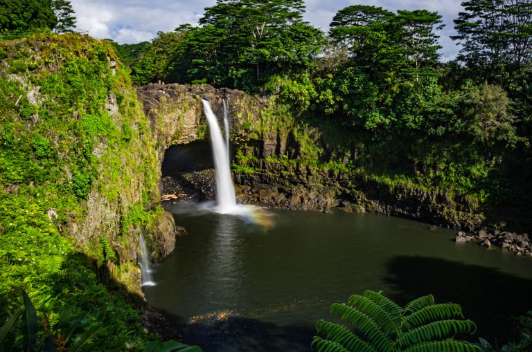 Rainbow Falls at Big Island