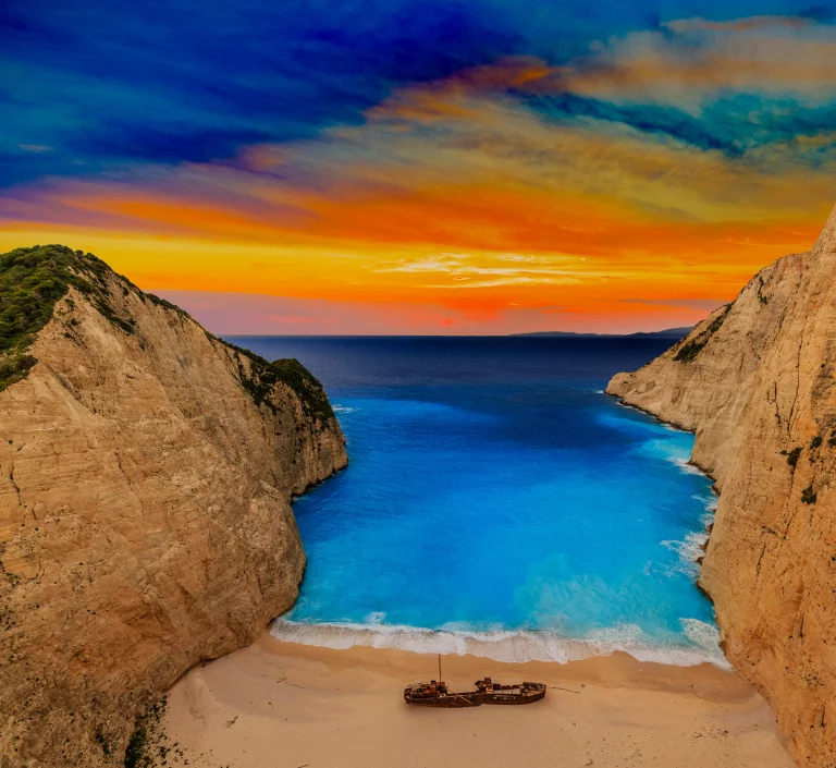 Navagio Beach, Zakynthos, Greece