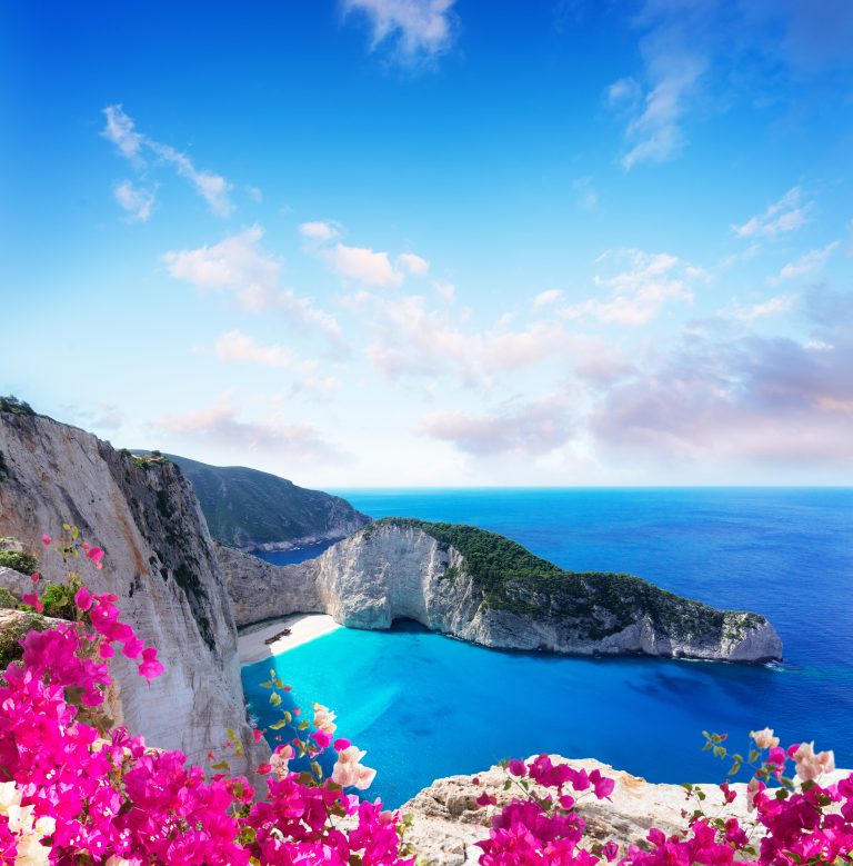 Beautiful lanscape of Zakinthos island