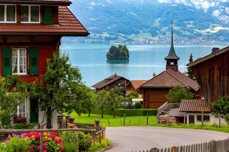 The Swiss villages in  Interlaken