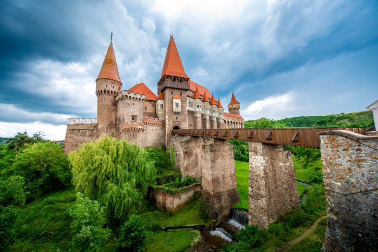 Corvin castle in Romania